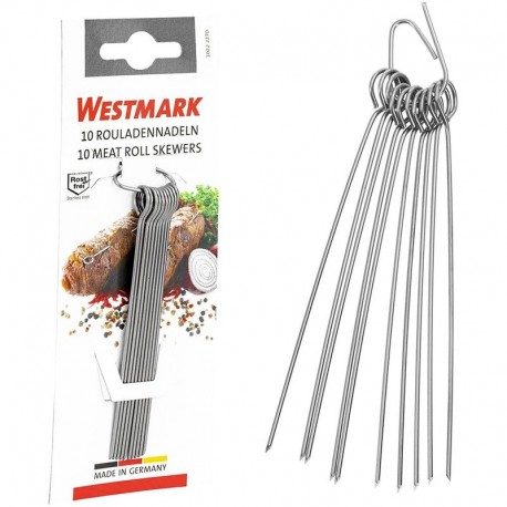 Westmark Stainless Steel Meat Roll Skewers - 10 pieces