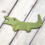 Australian Crocodile Emboss 3D Printed Cookie Stamp