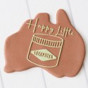 Happy Little Vegemites Raise It Up Deboss Cookie Stamp