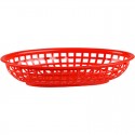 Trenton Bread Basket Oval - Red - 240x150x50mm