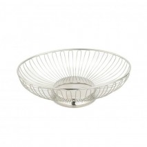 Chef Inox Wire Oval Basket - 200x145x65mm