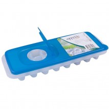 Appetito Ice Cub Tray with Pour-Through Lid - Blue