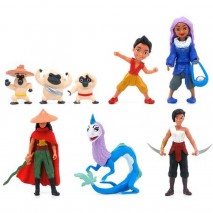 Raya and The Last Dragon Figurine Cake Topper 8pc set