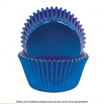 Cake Craft Foil Baking Cups - 390 - Blue - 72 piece pack