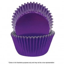 Cake Craft Foil Baking Cups - 390 - Purple - 72 piece pack