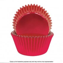 Cake Craft Foil Baking Cups - 390 - Red - 72 piece pack