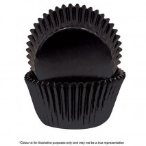 Cake Craft 700 Foil Baking Cups - Black - Pack of 72