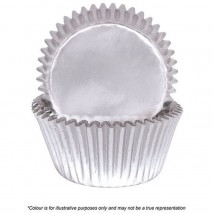 Cake Craft 700 Foil Baking Cups - Silver - Pack of 72