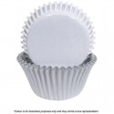 Cake Craft 700 Foil Baking Cups - White - Pack of 72