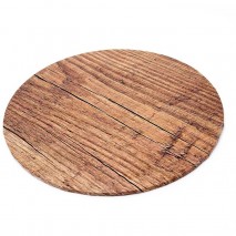 Bake Group Food Presentation Board - Wood Grain - 10inch Round