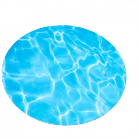 Bake Group Food Presentation Board - Blue Water - 14inch Round