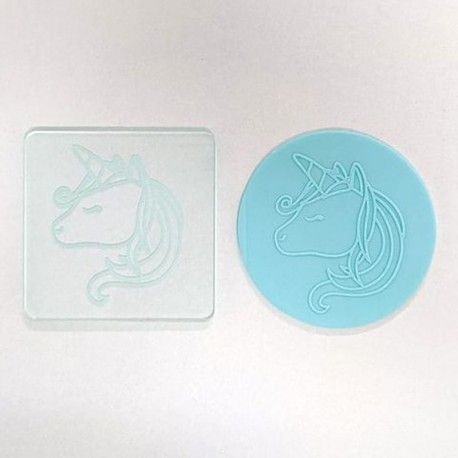 Create a cutter Unicorn Debosser