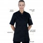 Alex Cool Mesh Jacket Short Sleeve Black