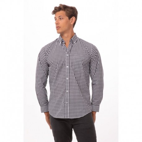 Chef Works Gingham Dress Shirt