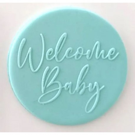 Create a cutter Welcome Baby Debosser