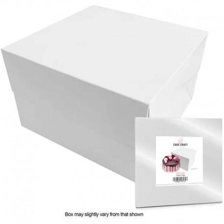 Cake Craft Cake Box - 7x7x5inch Cake Craft,Cooks Plus