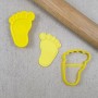 CCC Baby Foot Cutter & Debosser Set Custom Cookie Cutters,Cooks