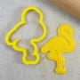 CCC Flamingo Debosser & Cutter Set Custom Cookie Cutters,Cooks