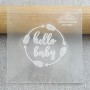 CCC Hello Baby Debosser Custom Cookie Cutters,Cooks Plus