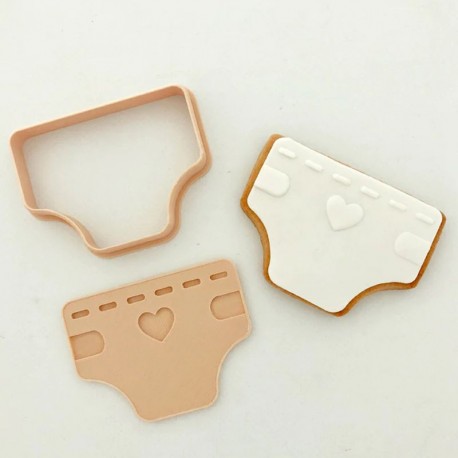 CCC Nappy Stamp/Cutter Set Custom Cookie Cutters,Cooks Plus