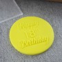 CCC Happy 18th Birthday Debosser Custom Cookie Cutters,Cooks