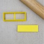 CCC Thin Rectangle 3:1 Cutter Custom Cookie Cutters,Cooks Plus