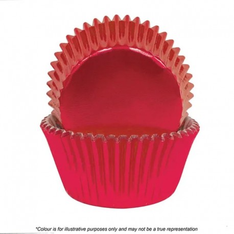 Cake Craft 700 Red Foil Baking Cups - Pack of 72 Cake