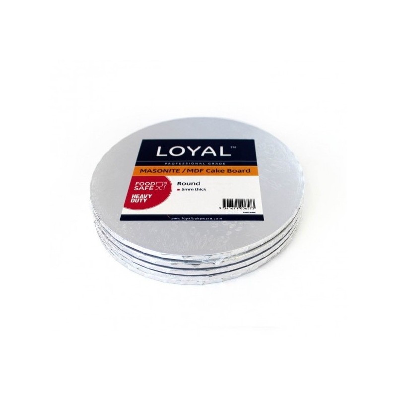 Loyal Cake Board Silver Round 15cm / 6"