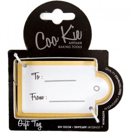 Coo Kie Gift Tag Cookie Cutter