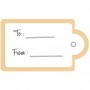 Coo Kie Gift Tag Cookie Cutter