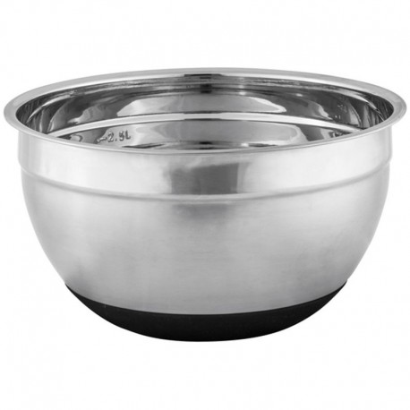 Avanti Anti-Slip Mixing Bowl - 18cm - Stainless Steel / Silicone