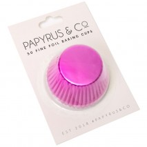 Papyrus Foil Baking Cups - Hot Pink - 44mm