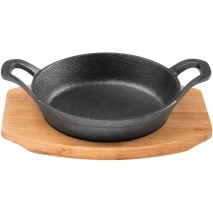 PLX CI Rnd Gratin 18cm w/tray