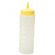 CR SAUCE BOTTLE- YELLOW, 750ml