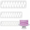 Cakecraft Impression Cutter Diamond 3pc