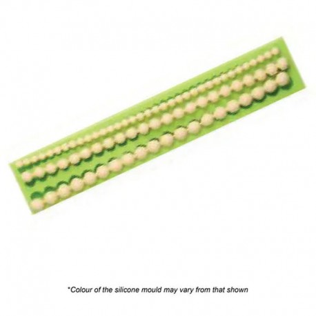 Cake Craft Beads Silicone Mould - 3 rows Cake Craft,Cooks Plus