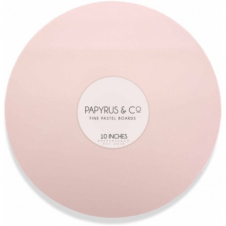 Pastel Pink 10" Round Masonite Cake Board Bake Group,Cooks Plus