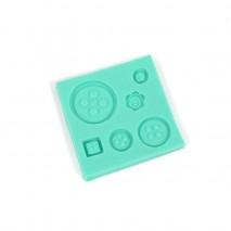 Sugar Crafty Silicone Mould - Small Buttons Sugar Crafty,Cooks