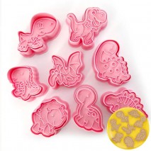 Cake Craft Dinosaur Cookie Cutters 8pc Cake Craft,Cooks Plus