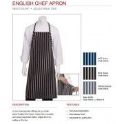 Chef Works English Butcher Apron - Black - A100 Chef