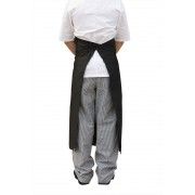 Chef Works Bib Apron Large - Black - A111 Chef Works,Cooks Plus