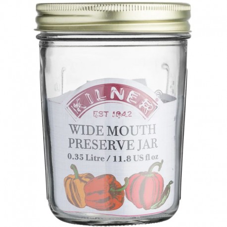 Kilner Wide Mouth Preserving Jar 350ml