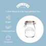 Kilner Clip Top Jar RND 1L