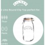 Kilner Clip Top Jar RND 2L