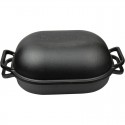 Brunswick Bakers Pre-seasoned Cast Iron Bread Baking Pan 39x26cm