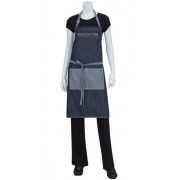 Chef Works Manhattan Denim Bib Apron - Indigo - AB034 Chef