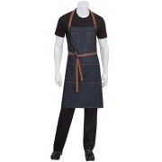 Chef Works Memphis Bib Apron Denim - Indigo - AB035 Chef