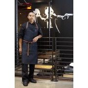 Chef Works Memphis Bib Apron Denim - Indigo - AB035 Chef