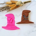 Witch Hat Cranky Face Emboss 3D Printed Cookie Stamp