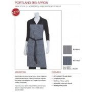 Chef Works Portland Bib Apron - Indigo Denim - AB037 Chef